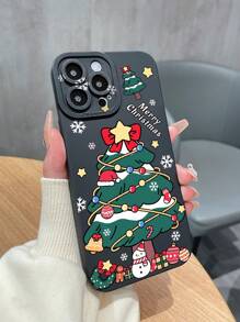 1个TPU磨砂印花圣诞树图案手机壳，兼容苹果 7/7 Plus、X/XS/XR/XS Max、11/12/13/14/15/16系列，兼容三星Galaxy A05/A05S/A52/A53/A13/A14/A04S/A35、S22U/S23U/S24U系列，兼容红米Note系列，兼容OPPO A系列/Reno系列，兼容INFINIX系列，国际版，非国内版。 - 彩色 - 查看 4