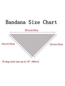 定制个性化宠物用品 - 可刻上名字/文字、万圣节/感恩节/圣诞节的宠物头巾、1 条宠物围巾、流苏格子宠物围兜 - 彩色 - 查看 2