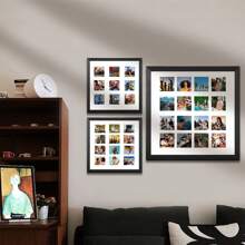 1pc DIY tùy chỉnh 9 ảnh lưới, ảnh vui nhộn, vải bạt, album kỷ niệm sinh nhật, quà tặng cặp đôi, quà tặng sinh nhật, album ảnh gia đình, ảnh cưới treo tường, không có khung, ngày lễ tình nhân, đồ trang trí ngày lễ tình nhân - Nhiều màu - Xem 9