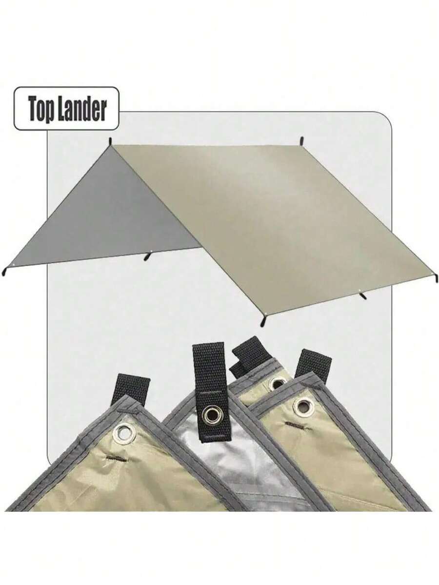 Camping Tarp Waterproof Tent Tourist Awning Shade Garden Canopy Beach