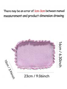 Customized Embroidered Makeup Bag With Personalized Stripes, Embroidered Lace Makeup Bag For Business Travelers, Creative Storage Bag, Personalized Bridal Gift, Bridesmaid Proposal, Groom's Toilet Bag, Bridesmaid Gift Anniversary Gift, Birthday Gift, Mother's Day Gift, Father's Day Gift, Best Friend Gift, Gift For Mom/Dad, Gift For Her/His, Gift For Girlfriend/Boyfriend/Friend