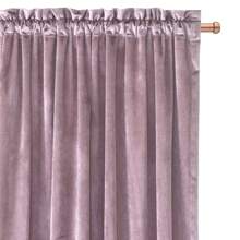 FLYING FLIEGEND Moderner minimalistischer reiner Samt-Vorhang, Einzelpaneel - wärmeisolierend, schallgedämmt, weich & atmungsaktiv, UV-Schutz, Sichtschutz, geeignet für Schlafzimmer/Wohnzimmer/Arbeitszimmer/Bodentiefes Fenster/Dachfenster/Kinderzimmer, 6cm Schrumpfband oben, in verschiedenen Größen erhältlich (140*250cm, etc.) - Leicht verschmutztes Pulver 19RU - Übersicht 7