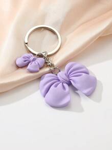 1pc Polyresin Bowknot Keychain, Suitable For Bags And Daily Use