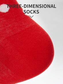 Disney DISNEY 1 Pair Of Disney Mid-Calf Socks, Mickey Mouse Print, Minnie Mouse Print, Hip Socks, Mid-Calf Socks, Men's Socks, Women's Socks, Soft And Comfortable, Casual And Fashion, Suitable For Daily Wear Use, Suitable For Sending Friends