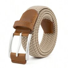 1 buc Curea de golf unisex casual din nailon, curea elastică țesută pentru bărbați și femei, potrivită pentru patru anotimpuri, confortabilă și respirabilă, accesoriu cu cataramă metalică, casual, afaceri, cadou pentru iubit, soț, tată, tată, bărbați, purtare zilnică, modă, adolescenți, activități în aer liber, vacanță, atletic, călătorii, stradă, boho, vintage toamnă, Halloween