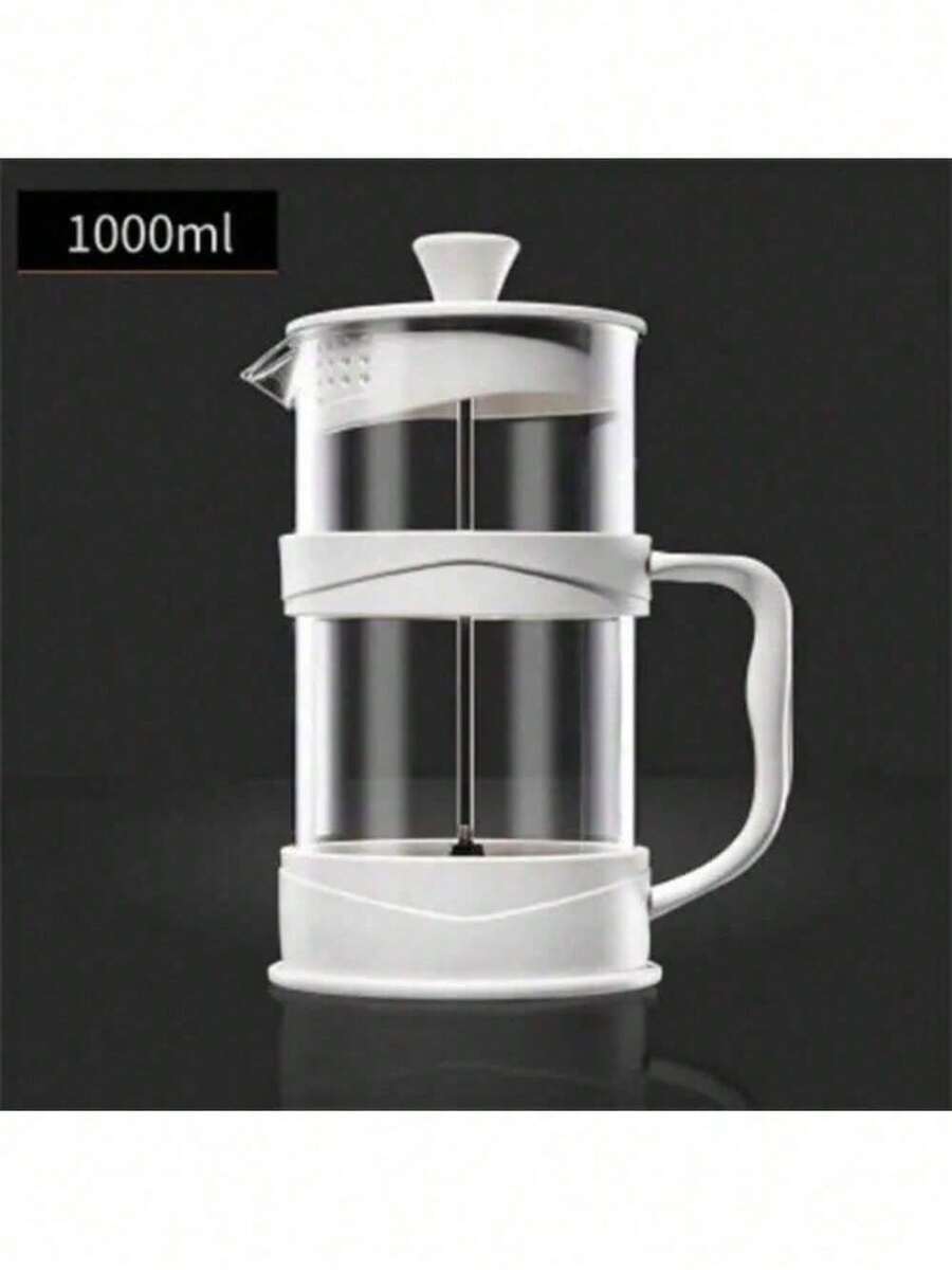 Portable Manual French Presses Pot Coffee Maker Hand Filter Pot Glass