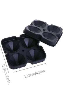 1 件 160 格硅胶冰格,硅胶 160 格冰格小冰块,碎冰格,方形冰格,8 格冰球,4 格钻石冰格 - 黑色 - 查看 17