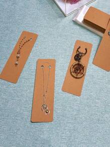 20/50/100 piezas de etiquetas y tarjetas de presentación para empaques de regalo, tarjetas de exhibición de llaveros, tarjetas de exhibición de collares - Multicolor - Ver 5