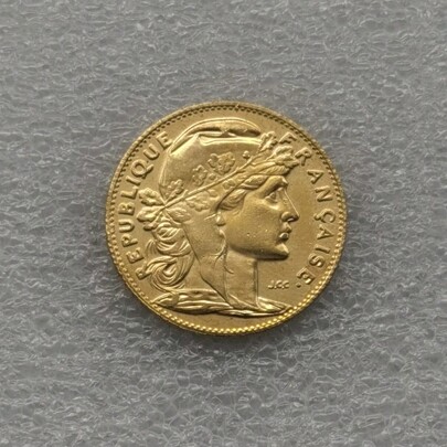 1899 France 10 Francs Replica Coins, Suitable For Collecting