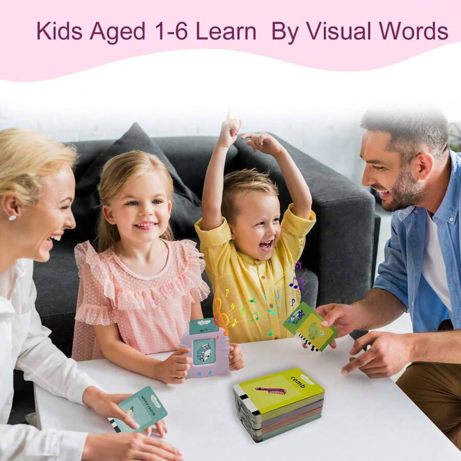 Talking Flash Cards With 224 Sight Words, Montessori Educational