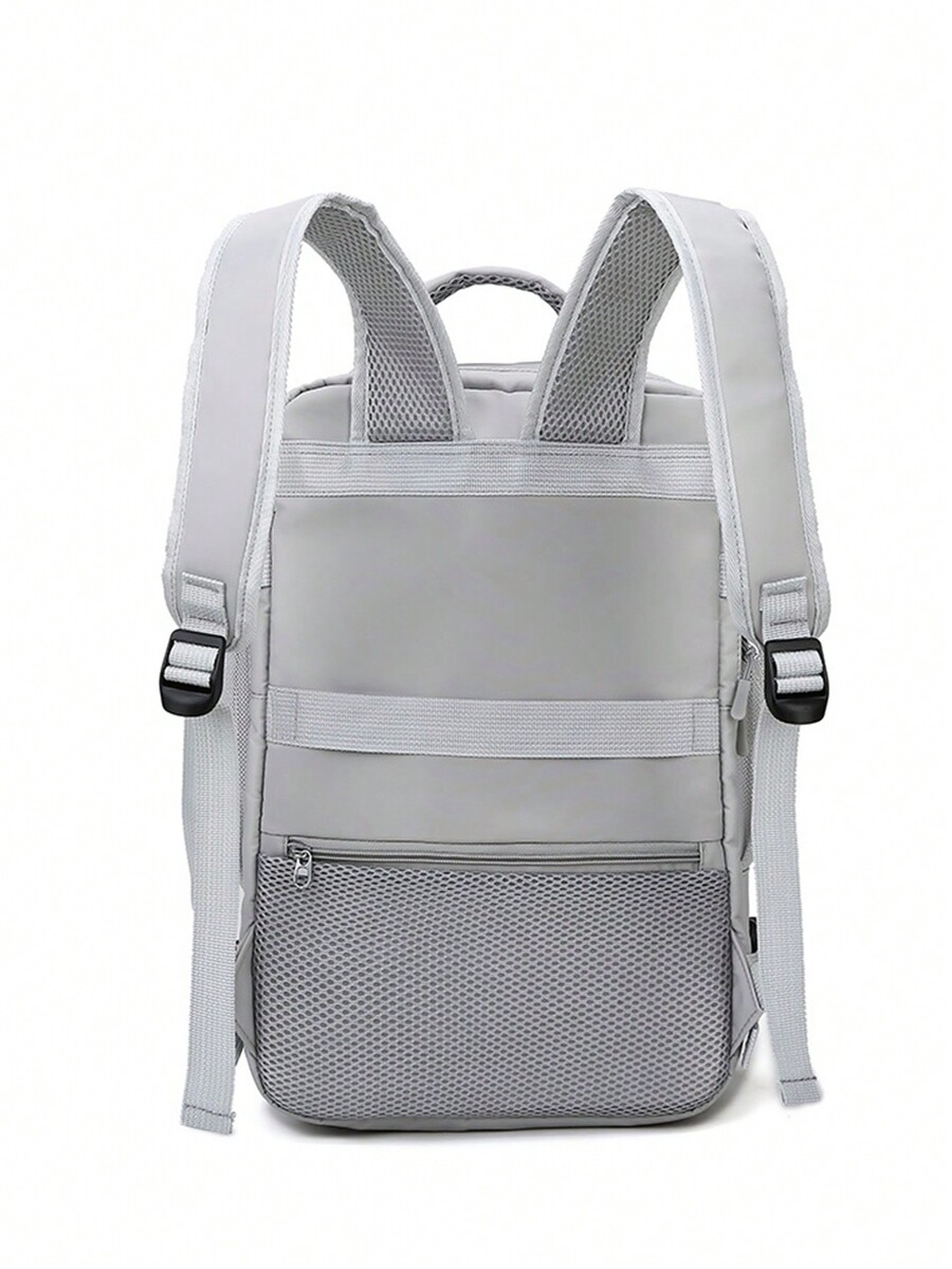 Large Capacity Travel Backpack With Shoe Compartment, Lightweight