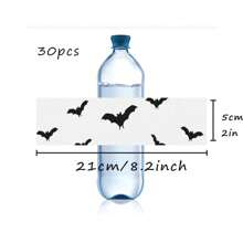 30 Pcs Custom Water Bottle Labels Stickers Self Adhesive Candy Wrap Bridal Shower Decor Personalized Text