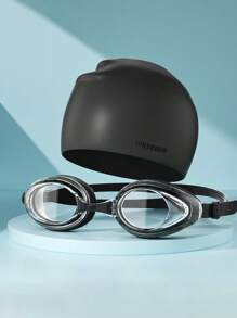 1pc Swim Goggles Set, High-Definition Anti-Fog Anti-Water Large Frame Swim Goggles, Unisex Swim Cap And Swim Goggles, Professional Diving Swimming Equipment, Beach Essentials, Beach Accessories, Pool Float - Multicolor - View 25