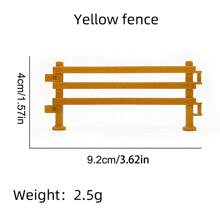 10pcs Assorted Fencing Design / Multiple Sizes / Various Colors Corral Fence Accessory Toy Set, Plastic Barn Yard Paddock Or Farm Animal Horse Model Fence Playset, Sandbox Scene Decoration Accessories