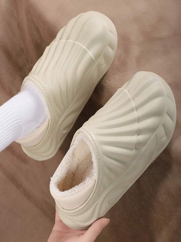 Herren Winter Warme Plüsch Hausschuhe, Schlüpf-Pantoffeln, Innen Lässig Slides, Paar Styles, Wasserdicht & Rutschfest