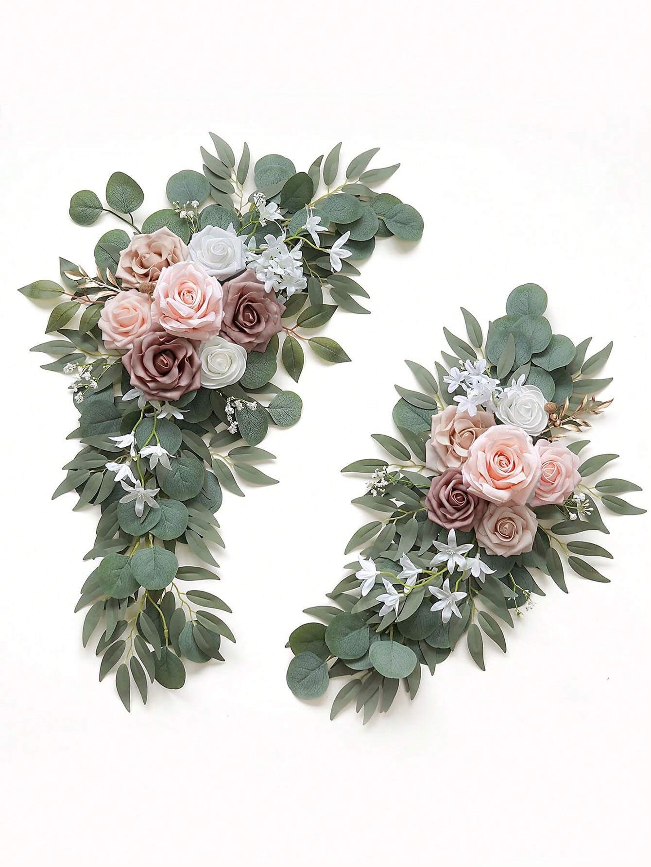 Artificial Flower Swag Set Of 2 For Wedding Signs Floral