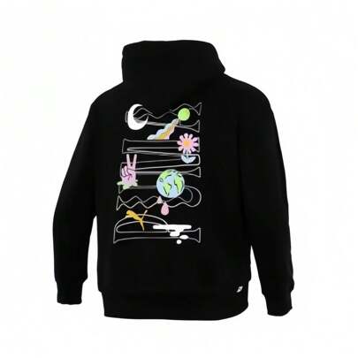 Puma 男友风男士字母印花休闲连帽运动衫