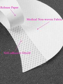 30片装眼影隔离垫，一次性无纺布垫，适用于假睫毛嫁接、化妆工具、眼线胶带、卸妆棉、眼影模板、眼影垫、无纺布眼线膏保护膜、无纺布假睫毛嫁接工具，适合女性和女孩使用，透气眼部化妆工具，化妆品，价格实惠，房间装饰，梳妆台，旅行，卧室，化妆配件，睫毛夹，价格实惠，圣诞礼物，化妆品，化妆工具，便宜货，礼物，女士礼物，圣诞礼物，赠品，旅行，便宜货，旅行必备 - 彩色 - 查看 5