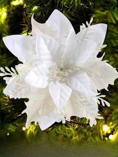 1pc Artificial Flower For Christmas Wreath Decoration