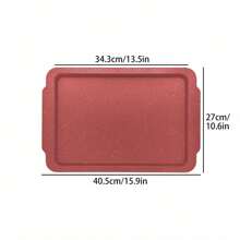 2 Packing, Baking Baking Pan, Cookie Pan, Cake Pan, Non-Stick Pan, Wide Rimmed, Heavy Steel Material, Dishwasher Safe, Easy To Clean Kitchen Oven Baking Pan, Red Sprinkles - 紅點 - 查看 5