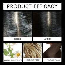 1 件装 EELHOE 植物黑发洗发水，植物性染色护发 DIY 洗发水，清爽保湿 - 黑色 - 查看 7