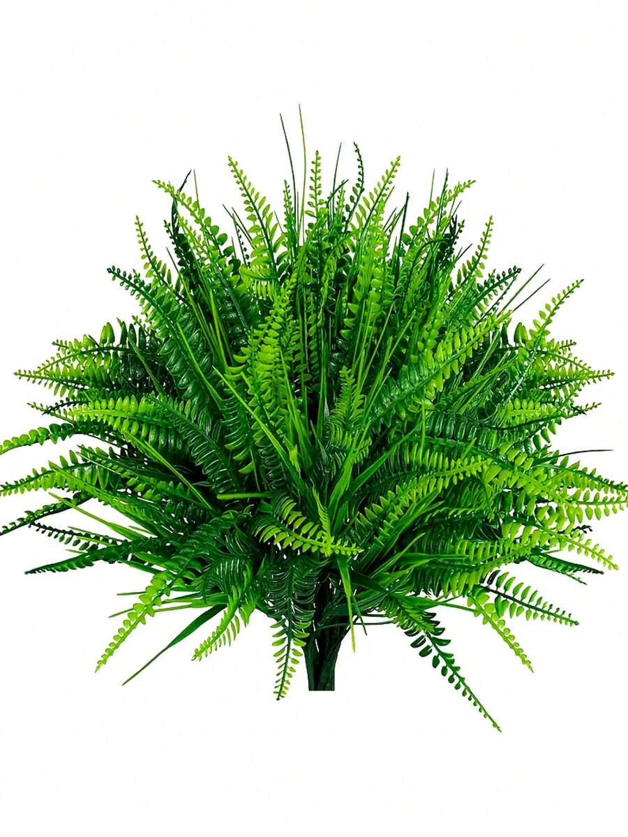 10 Bundles Artificial Flowers For Outdoor UV Resistant Fake Plants