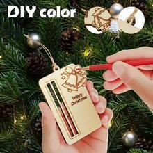 1 chiếc ví đựng đồ trang trí bằng gỗ Giáng sinh cổ điển, đồ trang trí cây thông Noel, hộp đựng tiền mặt quà tặng Giáng sinh, thích hợp làm quà tặng sinh nhật cho bạn bè, gia đình, người yêu, tiệc tùng, đồ trang trí Giáng sinh - nhiều màu - Xem 2