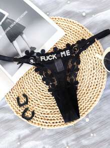 Aangepaste ondergoedmeisjes, schattige borduurwerk prinses mesh string, sexy ademende verstelbare dunne T-broek, aangepaste gouden en zilveren strass-letters, kerstkostuums, kerstcadeaus, vrolijke kerst, aangepaste kerstondergoed, hond, kleurrijk, schattig, schattig, contractueel, grappig, aangepast, uniek, gepersonaliseerd, ideale cadeaus voor hem, ideale cadeaus voor haar, vriend, vriendin, familie, vrienden, haar