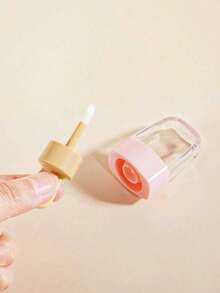 5ML 迷你冰淇淋 DIY 唇彩口红管，冰淇淋形状唇彩管空塑料唇彩容器迷你可再填充润唇膏瓶容器适用于女士女孩 DIY 化妆品， - 彩色 - 查看 5