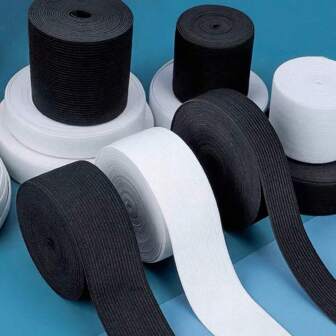 10m Durable High Elasticity Thickened Loose Elastic Band, Stretch Rope For Waist, Pants, Flat Elastic String