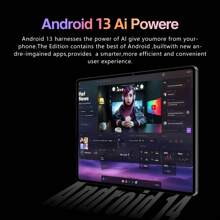 Equipped With Bluetooth Keyboard, Bluetooth Mouse, Tablet Protective Cover, Data Cable, Tablet Protective Film, Stylus, OTG Cable, Card Slot Pin, Instruction Manual - Black - View 8