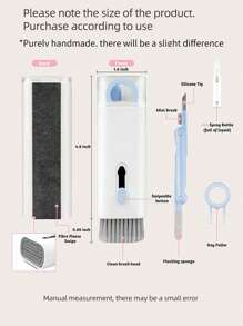 Laptop Keyboard Brush Cleaner Kit, VZUIWUS 7 In 1 Computer MacBook Earbud Cleaning Tool Kit