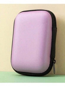 1 chiếc hộp đựng tai nghe mini vỏ cứng EVA, túi đựng bộ sạc tai nghe kỹ thuật số, túi đựng phụ kiện kỹ thuật số, dùng cho công việc, du lịch, trường học, đại học, văn phòng - Túi đựng điện tử màu đen cho trường đại học, ngân hàng điện, bộ sạc di động, hộp đựng bộ sạc, hộp đựng tai nghe, túi đựng cáp, hộp đựng cáp - Nhiều màu - Xem 10