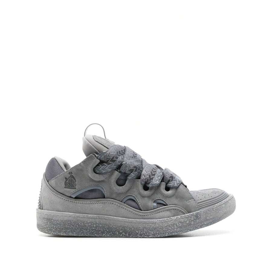 LANVIN - Hombres Curb Con Efecto Moteado en la Suela - Gris - Ver 1
