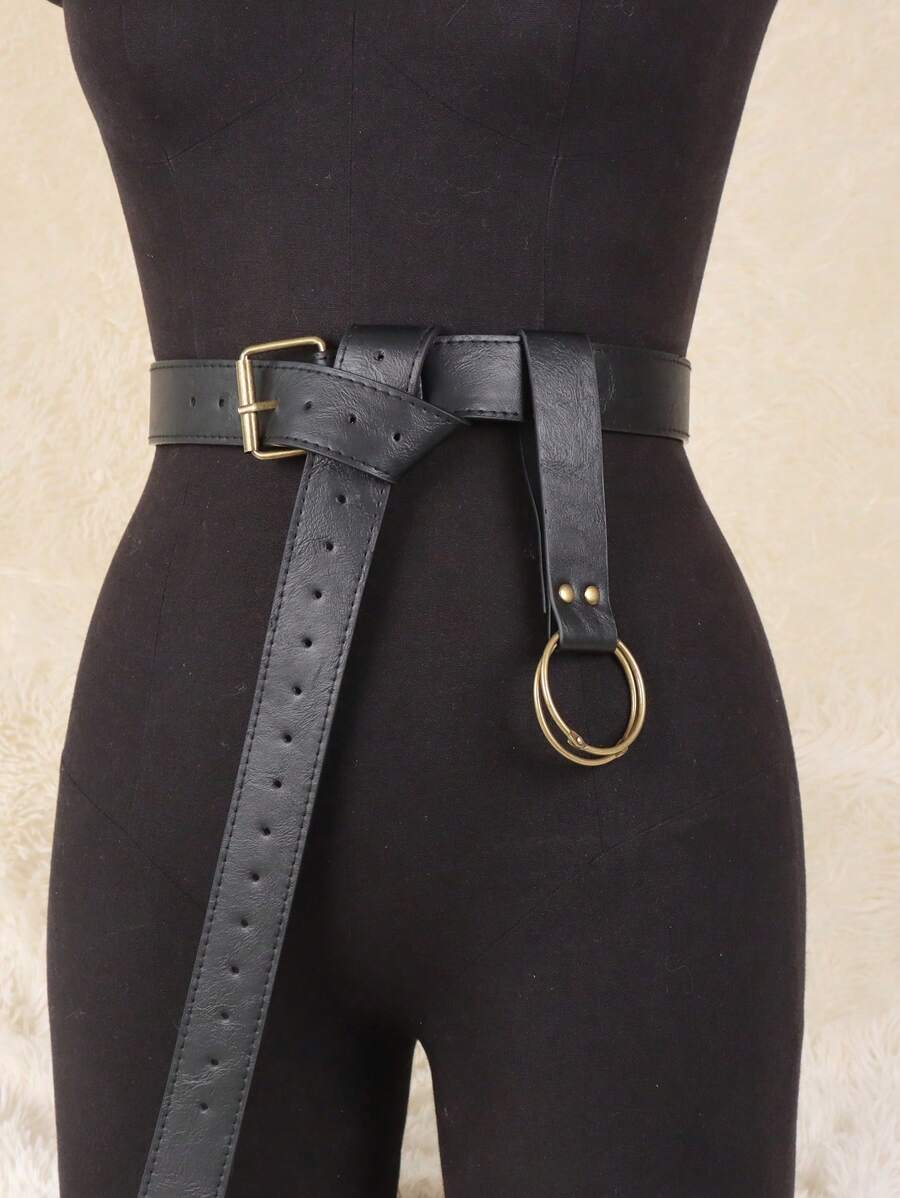 1PC Medieval Alchemy Retro Belt Viking Knight Coplay Accessories Larp Halloween Costumes Props - B - View 1