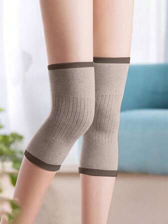 1 Pair Cashmere Knee Pads - Soothing Warmth And Support For Arthritis Joints, Kneecap Protector And Leg Warmers For Men And Women - Slim, Lightweight, Skin-Friendly, And Not Bloated Design For Comfortable Wear