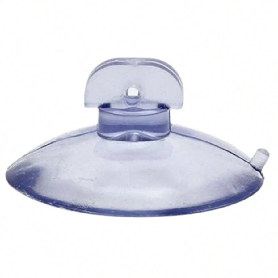 Kit Of 10 Suction Cups 45mm With Lock And Hole In Crystal PVC Suction Cup 4.5cm - 無色 - 查看 1