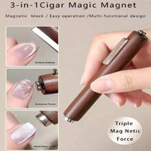 1 chiếc nam châm làm móng, nam châm làm móng mắt mèo, thanh nam châm làm móng hai đầu, họa tiết trái tim mắt mèo, nam châm vuông mắt mèo đa năng mạnh mẽ, tấm nam châm làm móng tay nghệ thuật tự làm 2024, bộ nam châm làm móng nâng cấp cho dụng cụ đánh bóng gel mắt mèo 3D, thanh nam châm bút từ đa năng Nai cho nghệ thuật thiết kế móng tay, phụ kiện tự làm (màu đen) - Nhiều màu - Xem 8