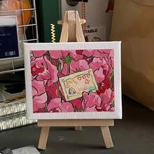 一套 11 件，包含 6 种颜色、调色板、绘画架、绘图板和 2 支画笔，适合 DIY 艺术家创作。家居装饰和初学者的绝佳礼物。 - 彩色 - 查看 4