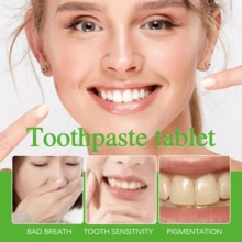30 viên kem đánh răng dạng rắn nhiều hương vị, làm sạch và chăm sóc răng sâu, loại bỏ vết ố trên răng, viên chăm sóc răng di động - Nhiều màu - Xem 3