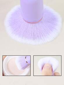 1支装单支旅行化妆刷，伸缩迷你胶囊刷，方便携带散粉腮红化妆刷。 - 彩色 - 查看 9