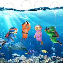 1PC Fish Tanks Aquarium Decoration, Diver Aquarium Decoration, Aquarium Accessories Fish Playmate For Fish Tank Suitable For All Kinds Of Fish Tanks Swimming Pool