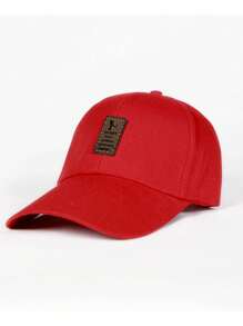 1pc Unisex Canvas Outdoor Solid Color Sunshade Cap, Korean Version Men's Summer Sun Hat Black Ins Brand Women's Casual And Versatile Baseball Cap, Extended Brim Cap Baseball Cap Sunhat - Multicolor - View 15