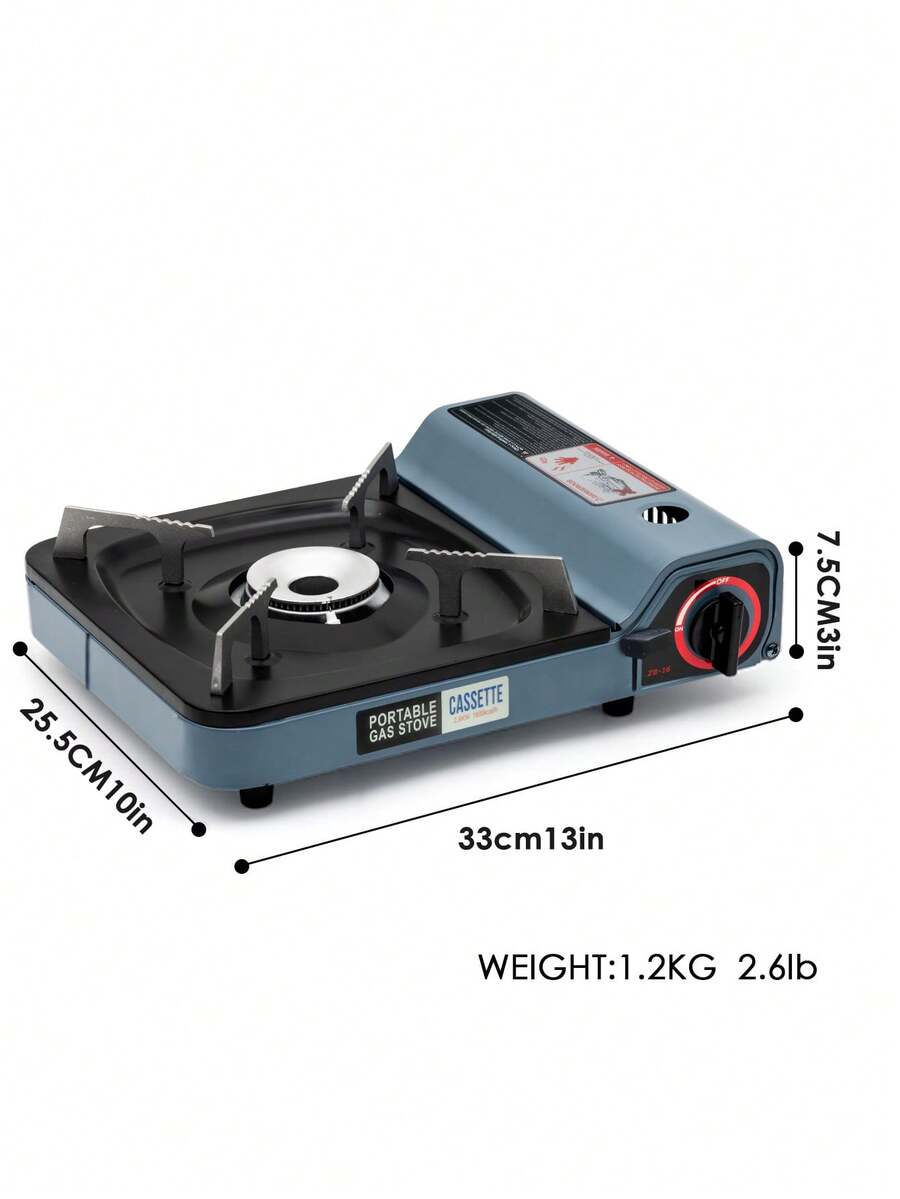 Portable Outdoor Gas Stove With Upgraded OneKey ShutOff Technology
