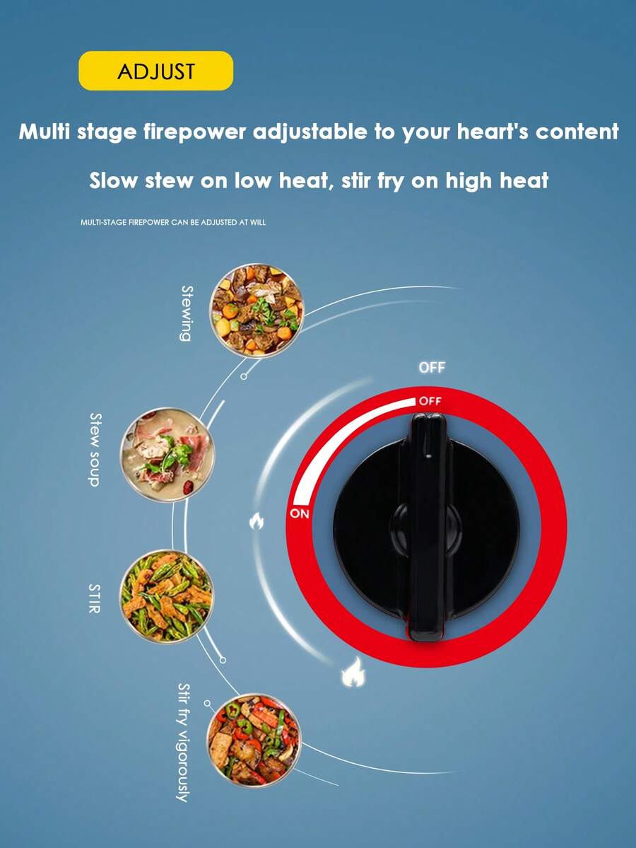 Portable Outdoor Gas Stove With Upgraded OneKey ShutOff Technology