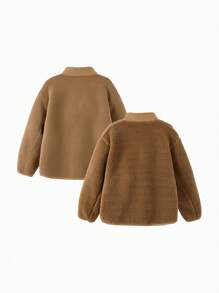 mini bala Boys Girls Fleece Jacket Winter Casual Wear