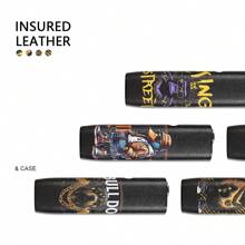 适用于 IQOS ILUMA ONE 可更换电子烟盒的 PU 皮革保护套，吸烟配件，电子烟使用，香烟收纳，电子烟吸烟，香烟盒套，礼品 - A - 查看 3