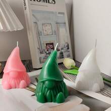 1 Nến thơm hình ông già Noel Gnome, đồ trang trí Giáng sinh - nhiều màu - Xem 2