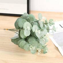 10/1pc Cây mô phỏng Cành bạch đàn Lá táo Lá bạch đàn Cây bạch đàn mây Rừng lá tiền Vòng hoa Giáng sinh Cỏ thông Cây xanh Đạo cụ cảnh quan Bố trí hoa Lá thông Hoa giả Trang trí nhà Thích hợp cho phòng khách Học tập ngoài trời, Halloween, Trang trí Halloween - màu xanh lá - Xem 7