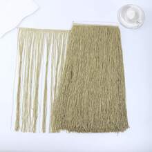 2 Yards (50cm) Silver-Gold Tassel Lace Trim, Polyester Material, Suitable For Sewing Latin Dance Costumes, Stage Outfits, Curtains And Other DIY Accessories. Tassels, Fringes, Suitable For Various Occasions. - Multicolor - View 4